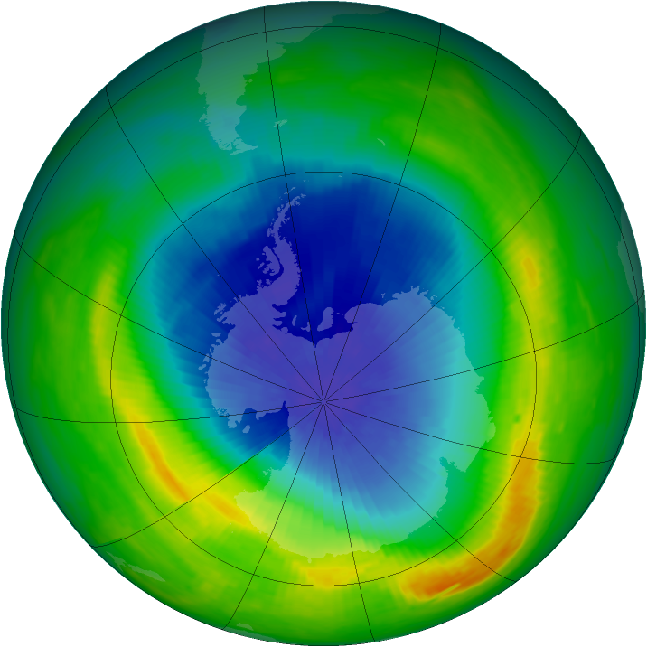 Ozone Map 1988-10-11